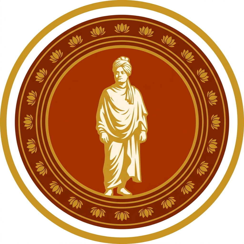 পাথর প্রতিমা স্বামী বিবেকানন্দ সেবাশ্রম লোগো